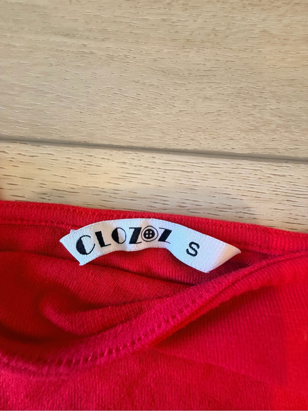 Red Ruffle Strap Crop Tank Top - Picture 2 of 2